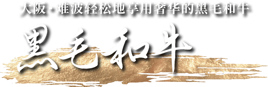 大阪・難波で気軽に贅沢に黒毛和牛を堪能